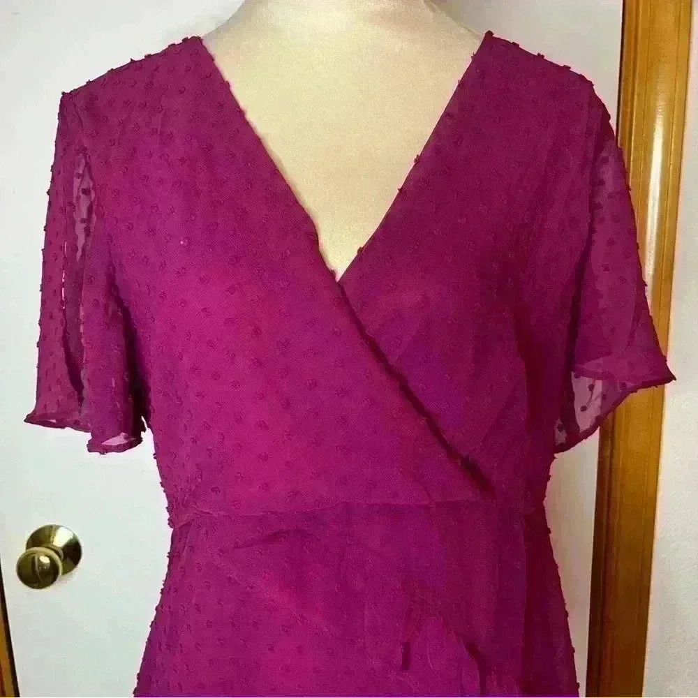 Lulu's Ruffled Midi Dress - Picture 2 of 15